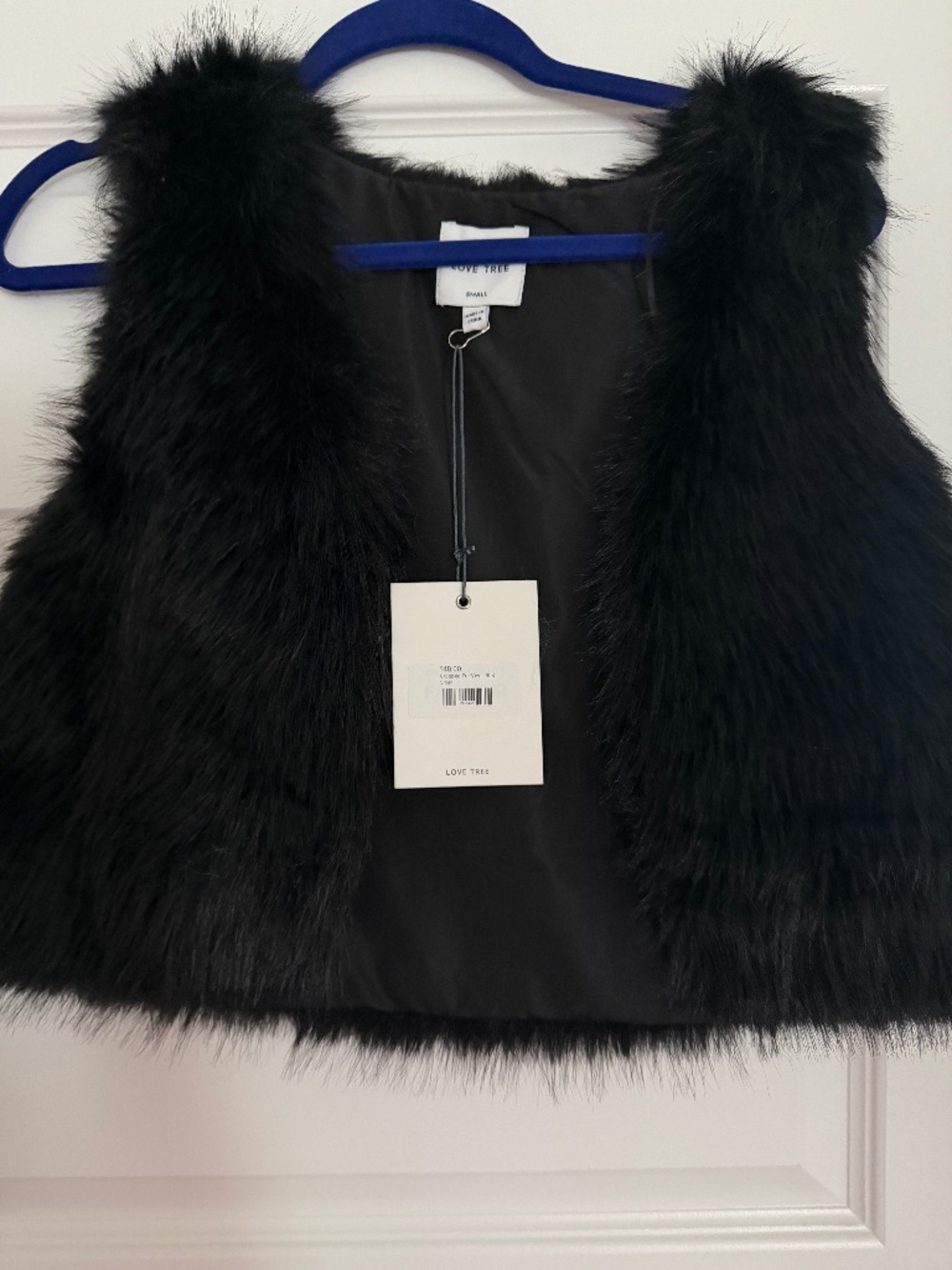 NWT love tree fur vest